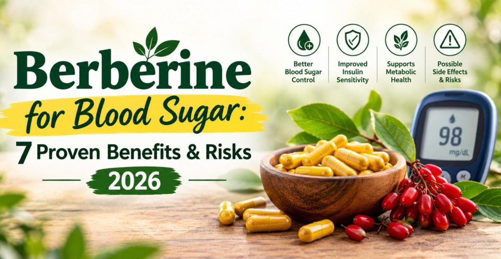Berberine for blood sugar with 7 proven benefits and risks in 2026