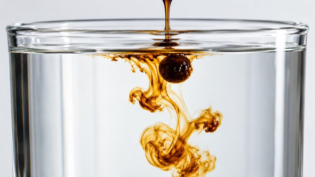 Real vs Fake Shilajit dissolving in water test