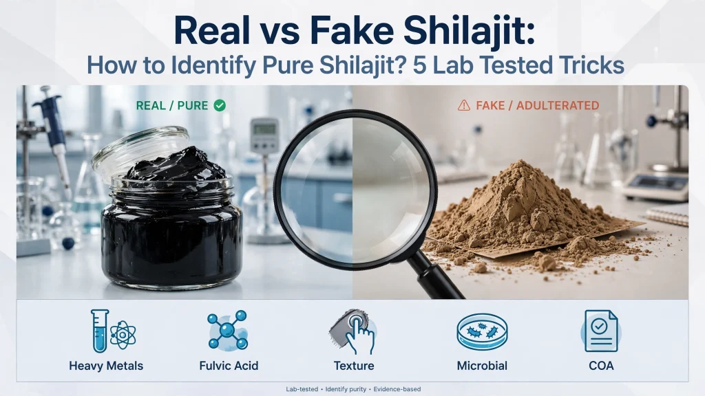 Real vs Fake Shilajit How to Identify Pure Shilajit 5 Lab Tested Tricks - professional guide